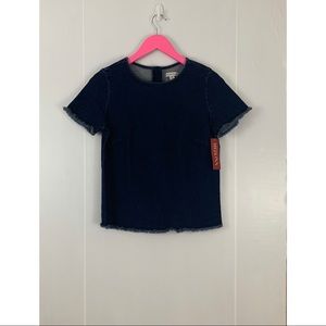 NWT Merona Denim Top